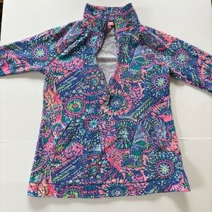 Lilly Pulitzer Skipper pullover in print no prob-llama size XXS